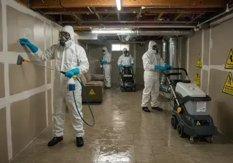 Basement Moisture Removal and Structural Drying process in Swift County, MN